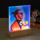 Glass Photo panel with LED Base